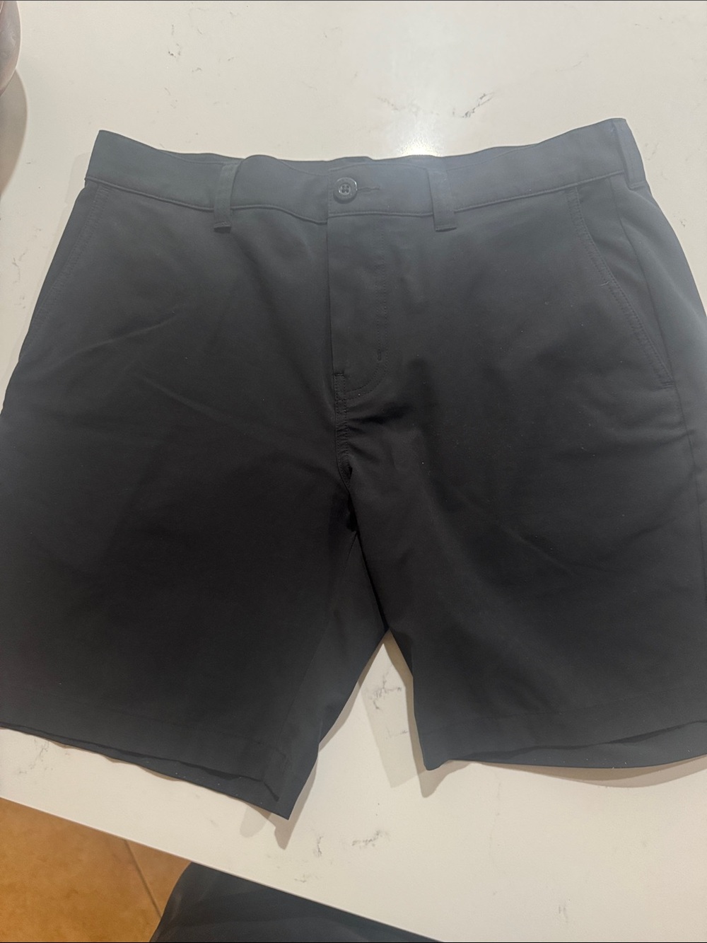 Travis Mathew Black Flat Front Men's Shorts